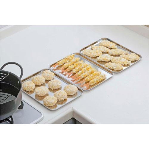 日本不銹鋼長形碟(18.5x25.5cm) (三件裝) (日本製)