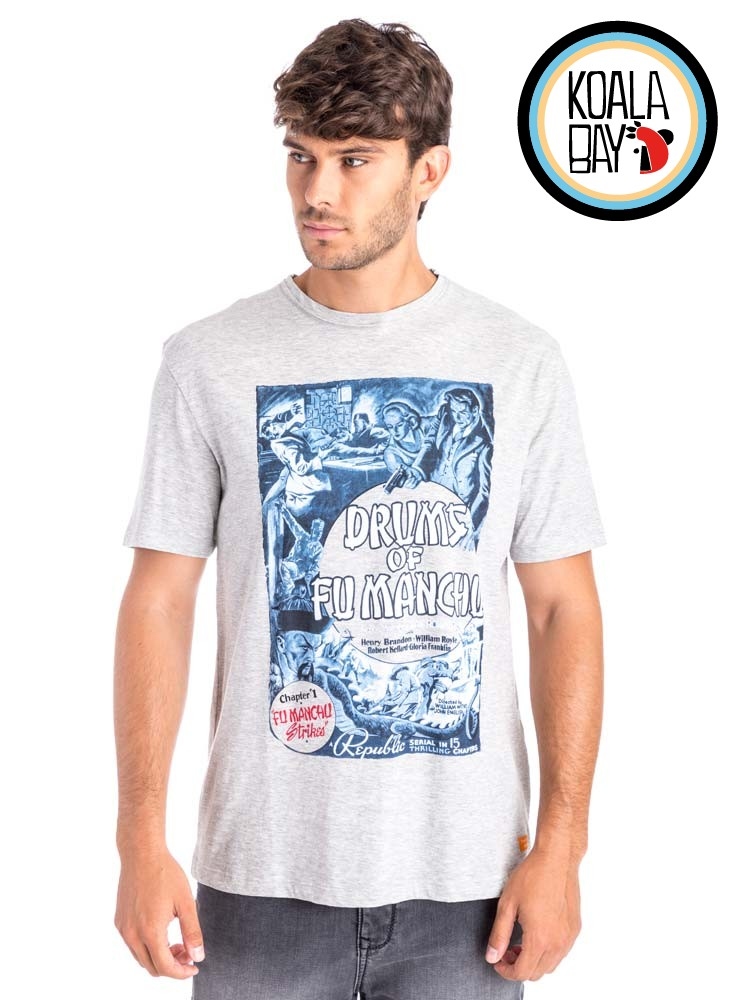 【KOALA BAY】復古花樣圓領T-SHIRT