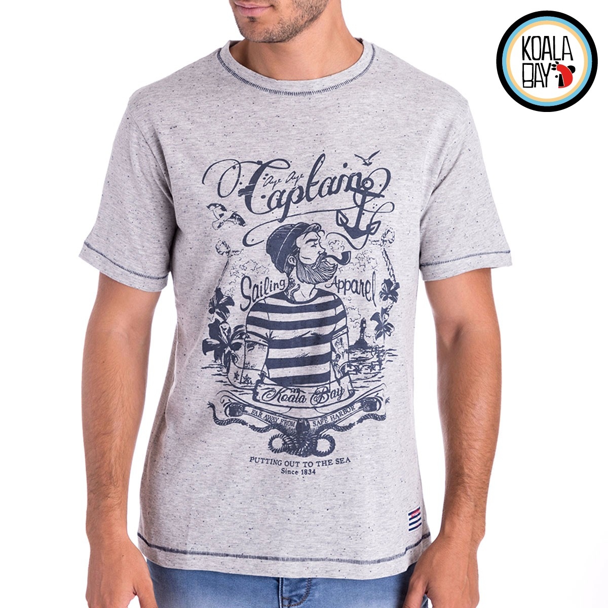 【KOALA BAY】條紋先生圓領T-SHIRT