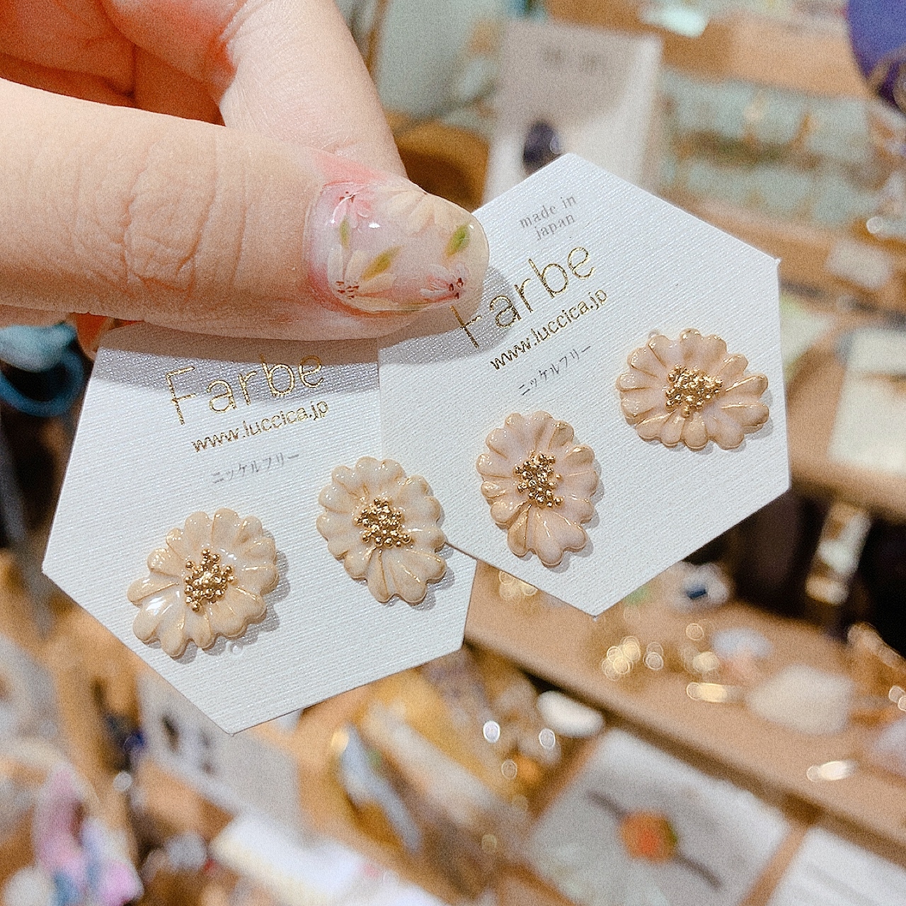 小菊花耳環 (網站限定優惠)