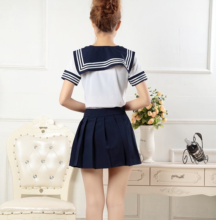 〔角色扮演〕《16歲的花季》高質學生制服 (Free Size / 經典藍白色)