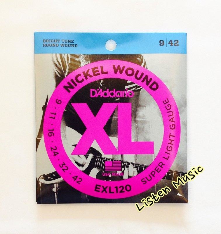 D'Addario EXL120 電吉他弦 (09-42) Daddario 美國製