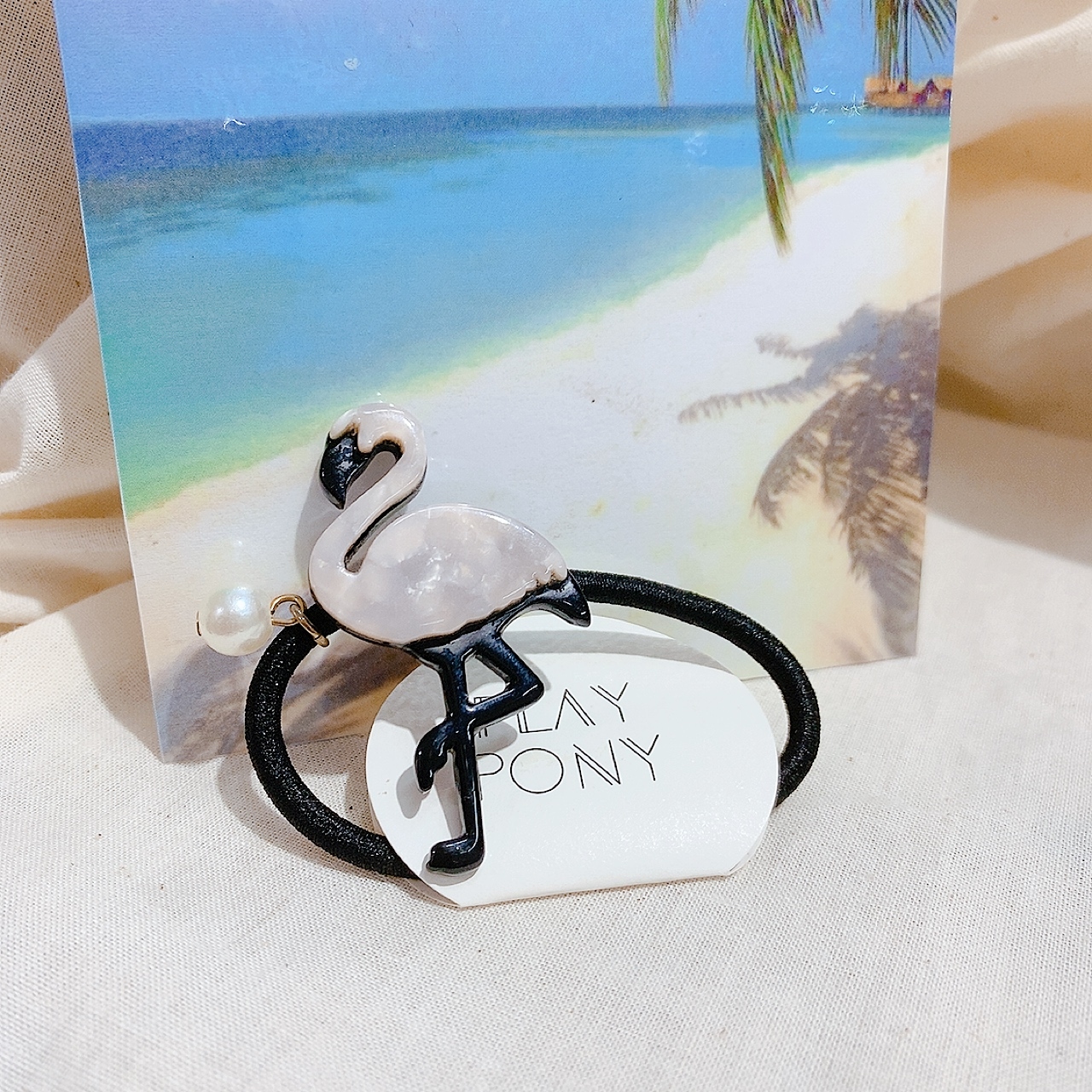 [網站限定優惠]火烈鳥髮圈