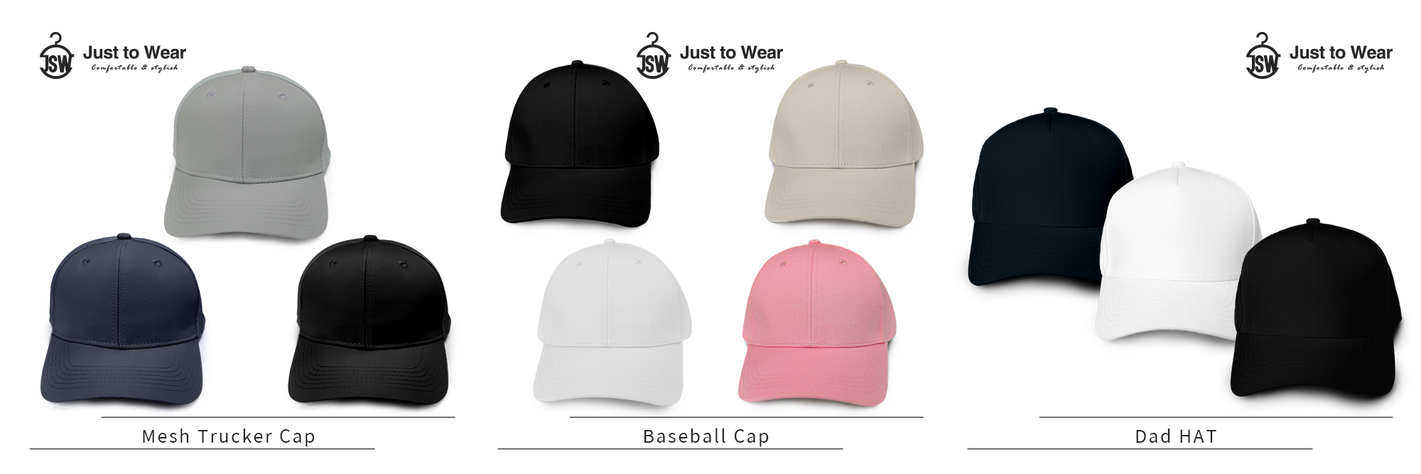 Caps & Hats, Hot Hat, Baseball Hat, Sport Hat, Sunscreen, Summer,  Mesh Cap, Class Uniform, Eco Bag, Customized Sticker.