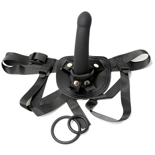 Chisa Raw Recruit Strap-On M Black / 束帶連假陽具 (黑色)