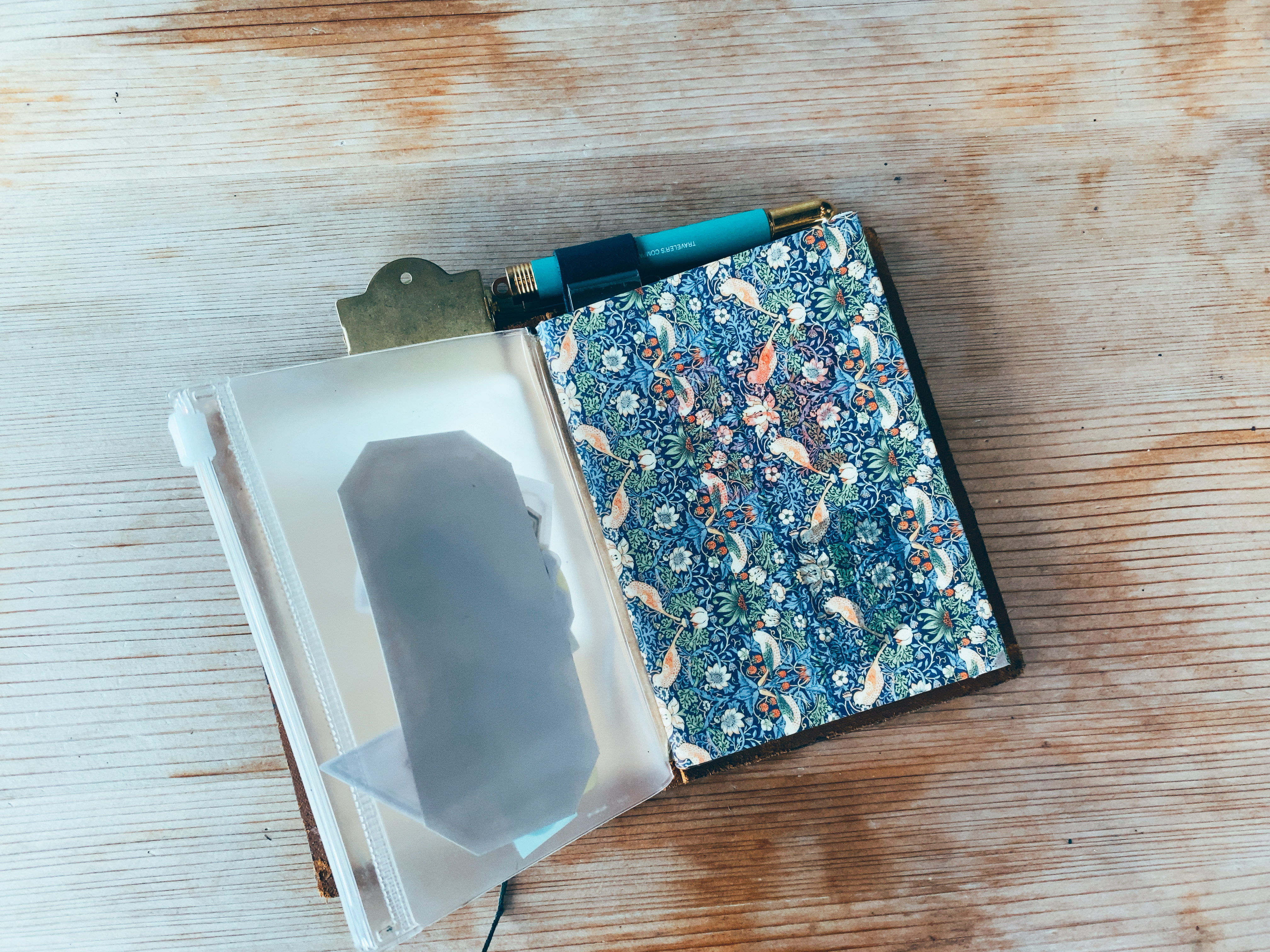 〔護照〕004透明收納袋｜日本 Traveler’s Notebook