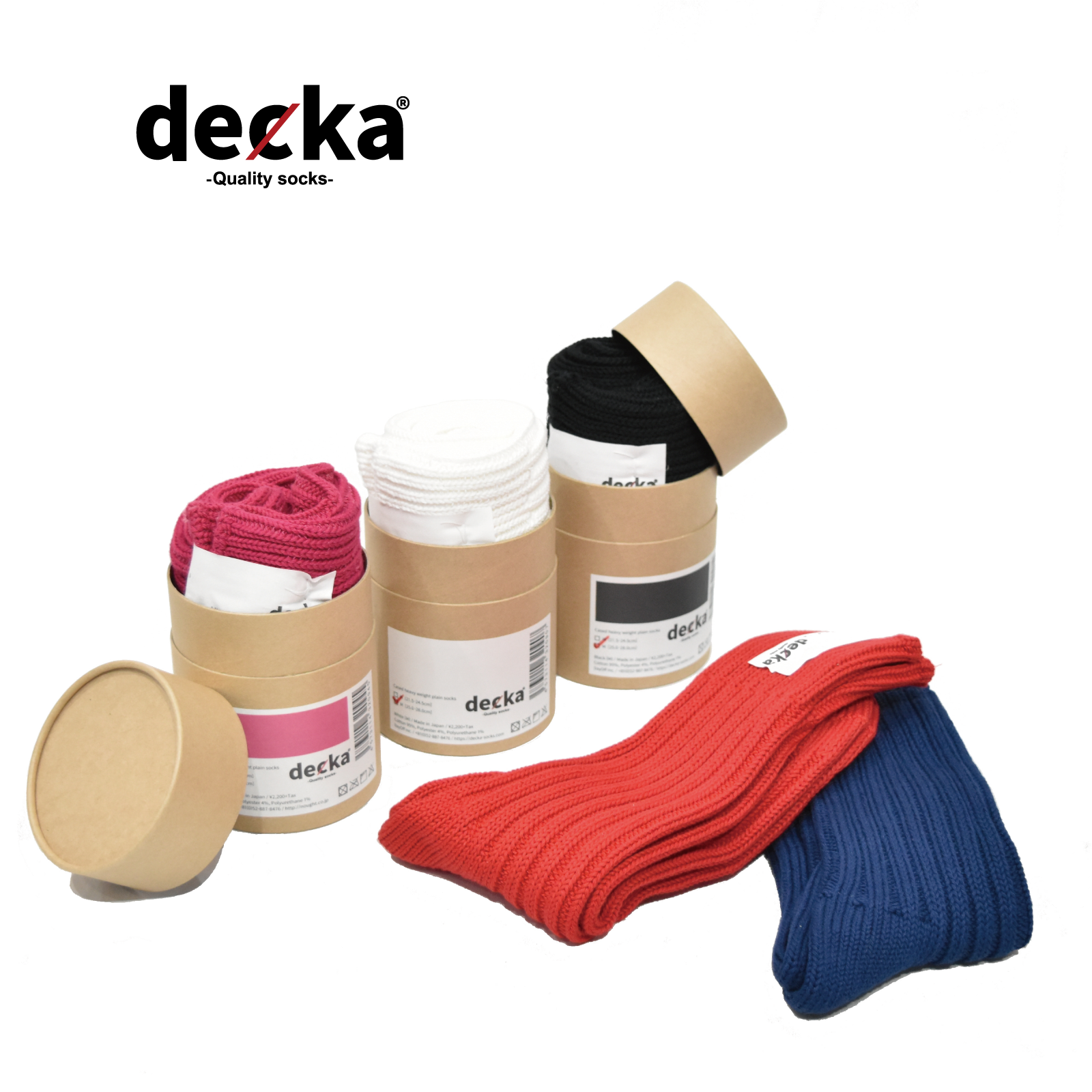 [現貨]Decka Cased Plain Socks - 2nd