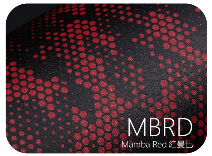 LIFE+GUARD MBRD Mamba Red 紅曼巴 數位迷彩貼膜樣式，適用於相機、鏡頭與 3C 裝置表面保護與風格打造