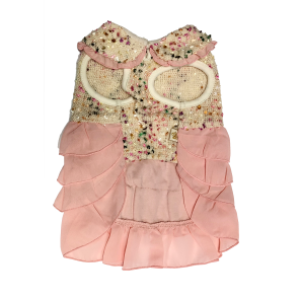 【超抵價！原價＄230】PomPreece【Pomp Gold】日式狗狗衣服 - 粉紅色，童話連身裙 [3尺寸]