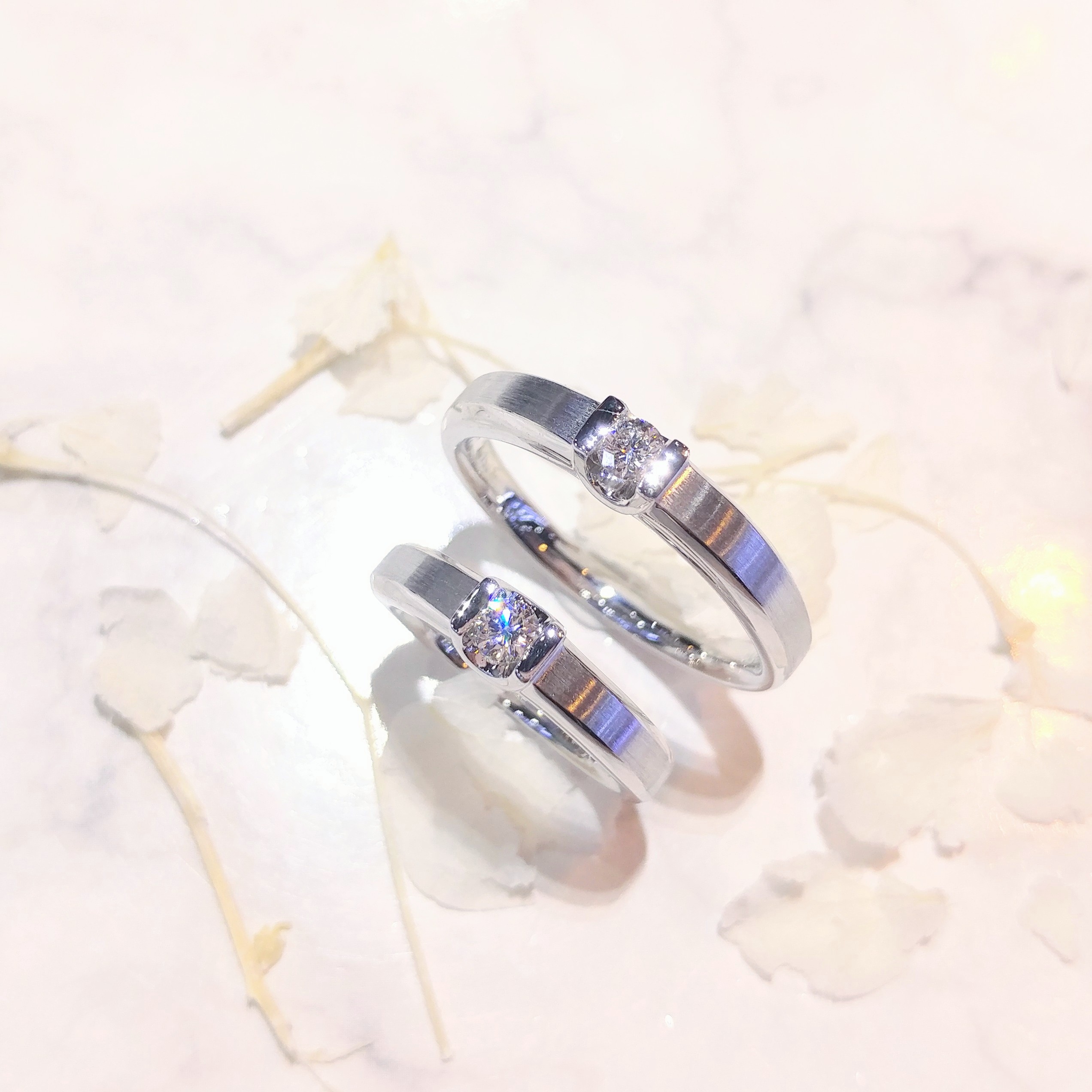 18K White Gold 0.27ct Diamond Ring