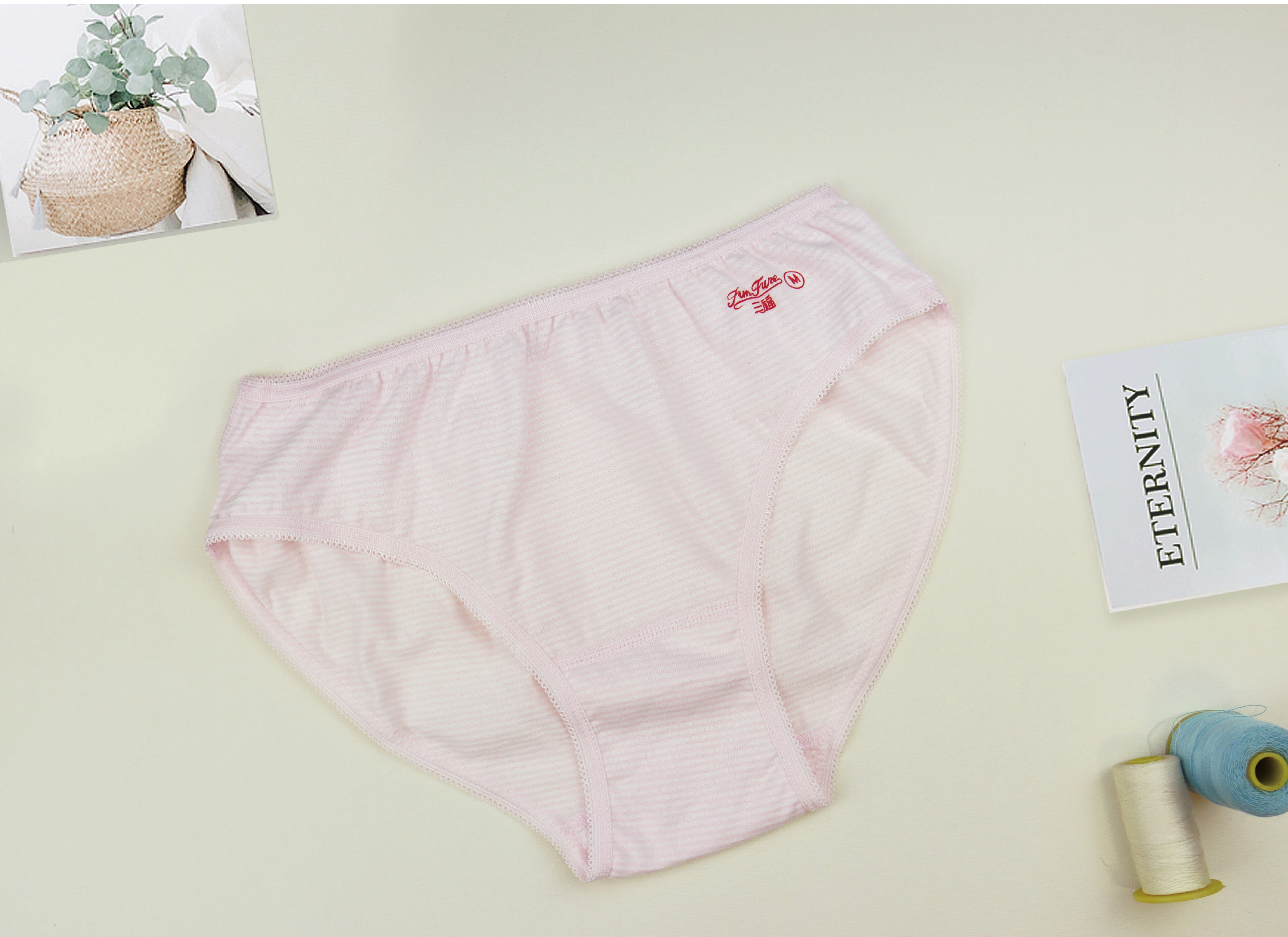 小三福 三福 100%棉女仕三角褲(低腰)