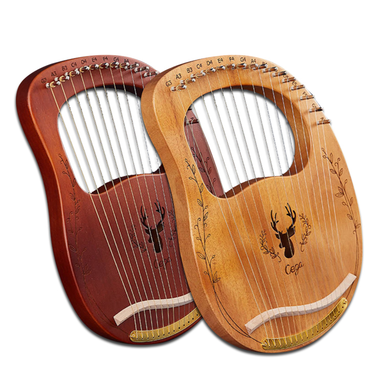 小豎琴 16音 19音 箱式萊雅琴 初學推薦 桃花芯木 lyre