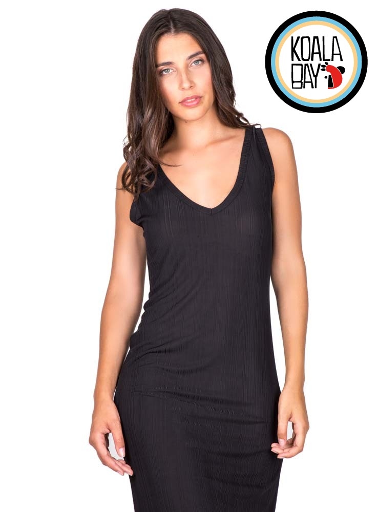 【KOALA BAY】基本款無袖彈性修身洋裝