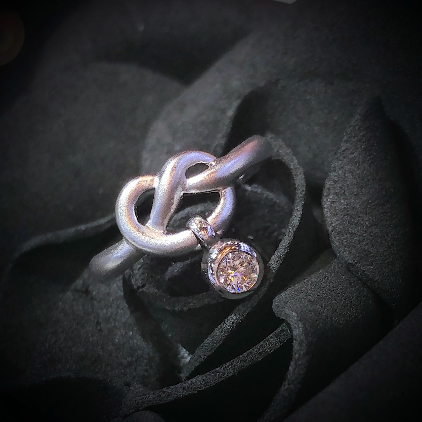 全新18K白金【單粒16份鑽石】戒指