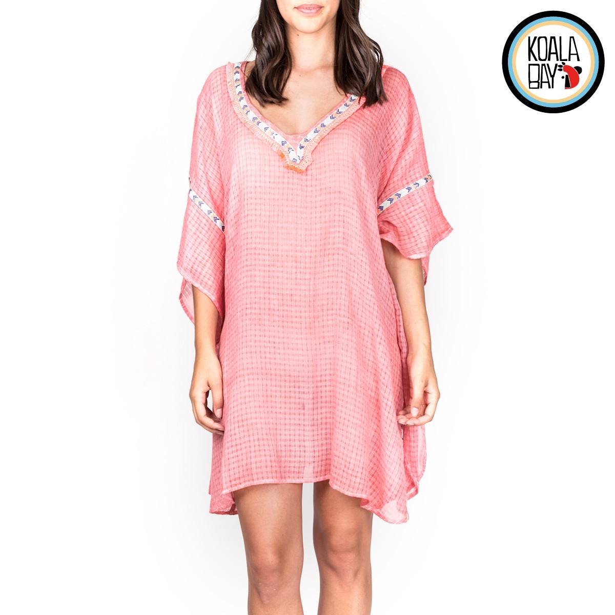 【KOALA BAY】民族風素色簡單洋裝