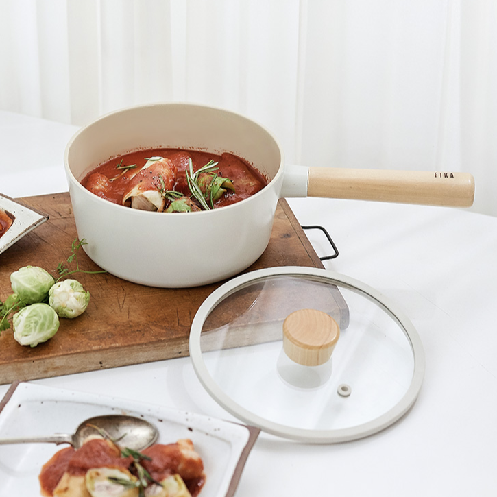 Fika 18cm木柄煮食煲(連蓋)