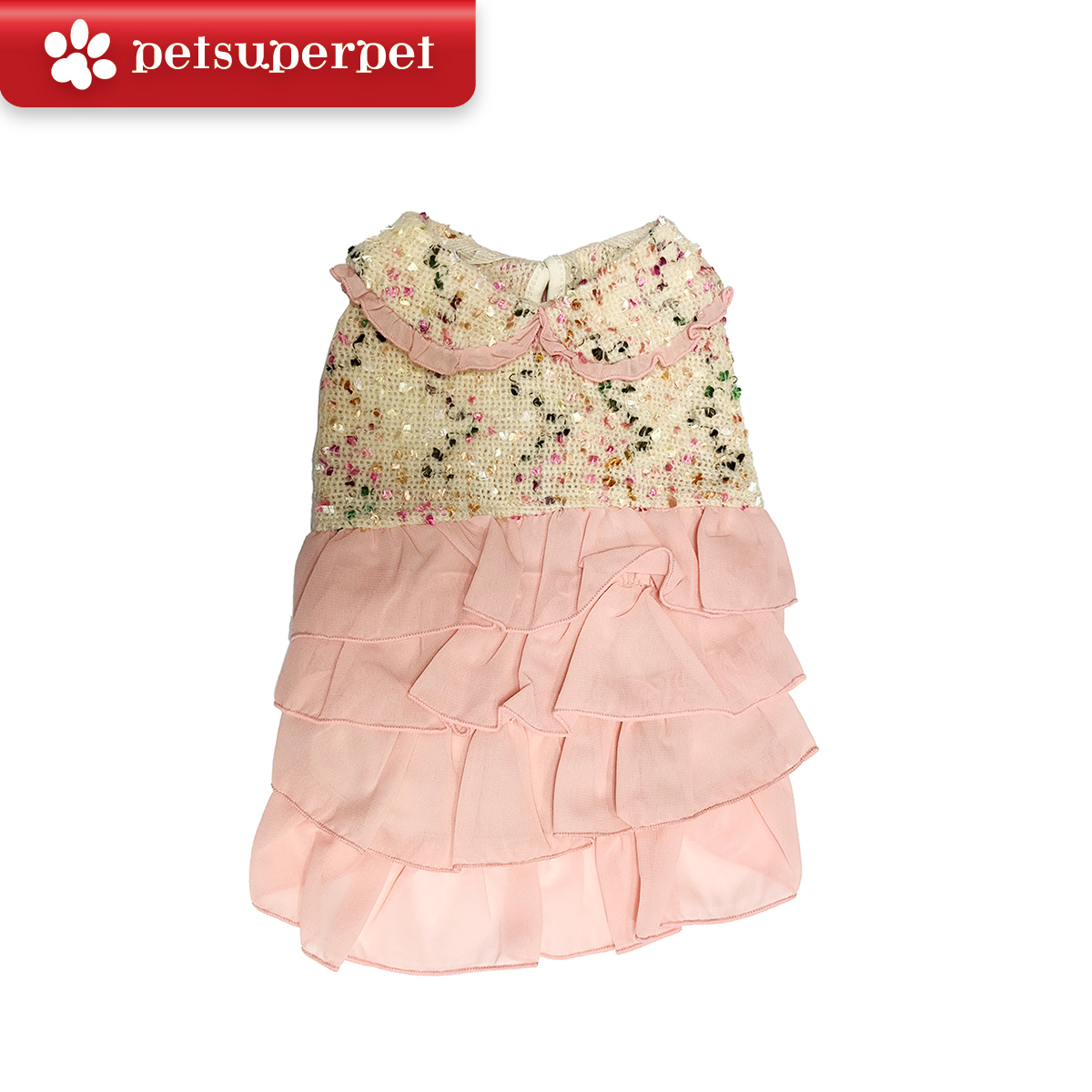 【超抵價！原價＄230】PomPreece【Pomp Gold】日式狗狗衣服 - 粉紅色，童話連身裙 [3尺寸]