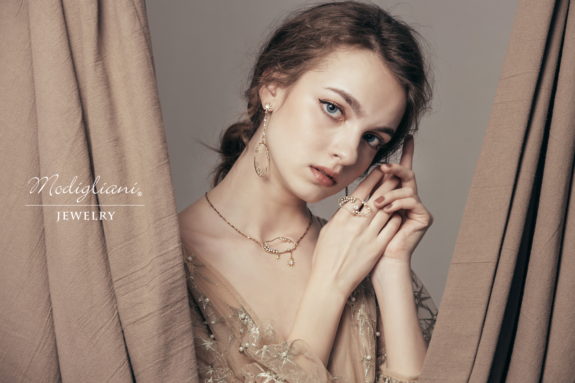 黃銅飾品,黃銅,精緻,耳環,星星,仙女,氣質,垂墜式耳環