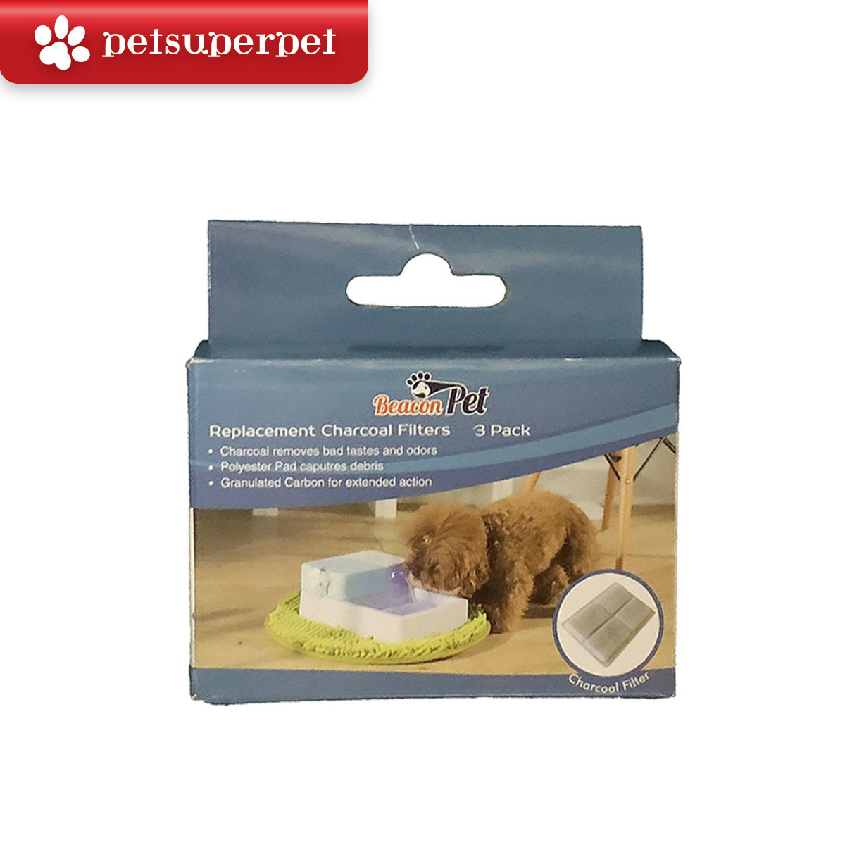 Beacon Pet 寵物飲水機瀘芯（3件裝）