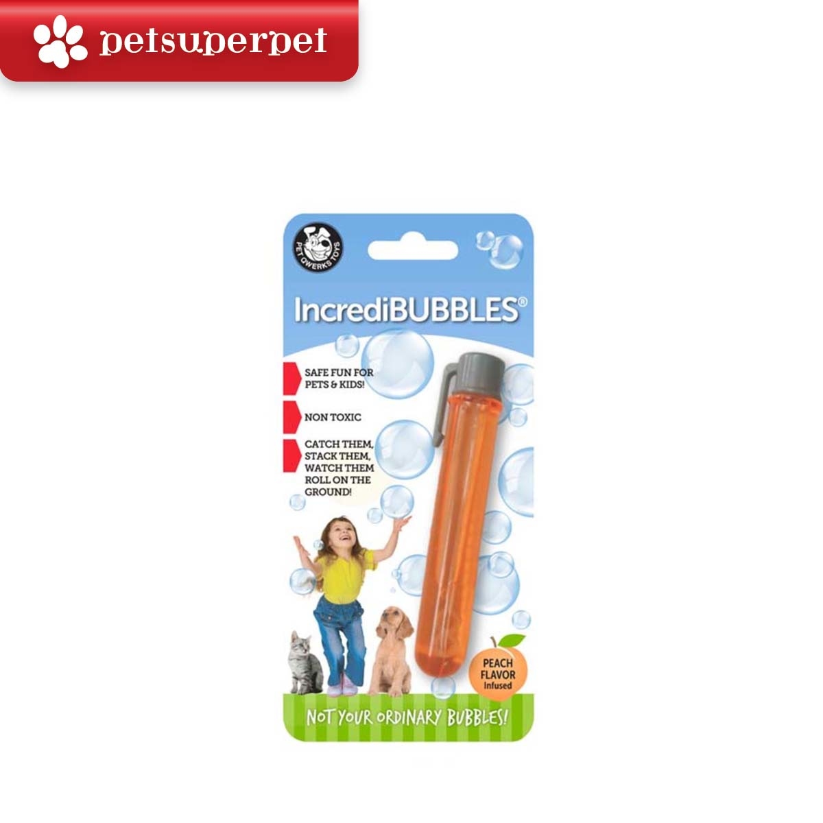 奇寵玩具 人、寵互動玩具 神奇泡泡 - 桃味 25ml