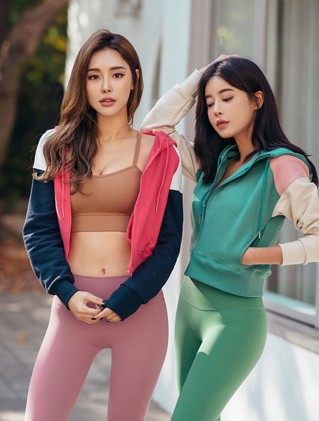 CONCHWEAR - Henna Color 拉鏈連帽衣