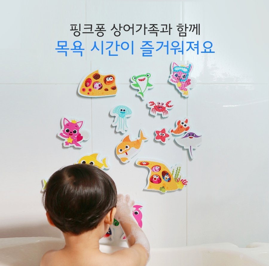Pinkfong Baby Shark 沖涼玩具貼