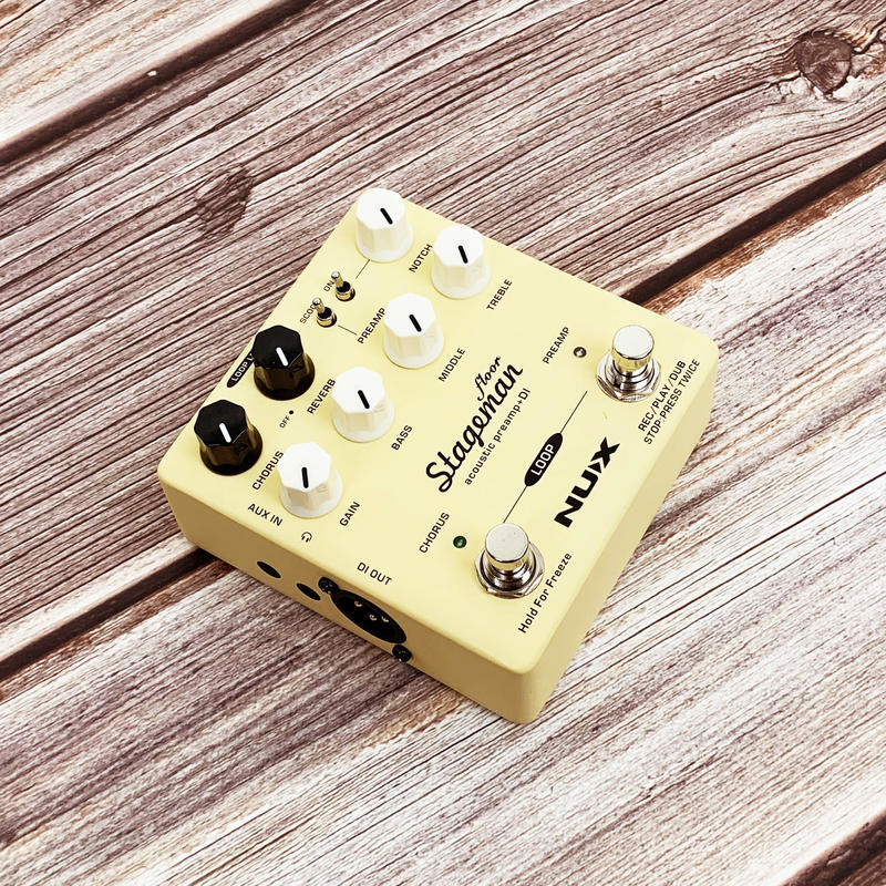 Nux Stageman Floor NAP-5 木吉他 前級效果器 內建 Di、LOOP (購買即搭贈 Prefox 捲弦器)