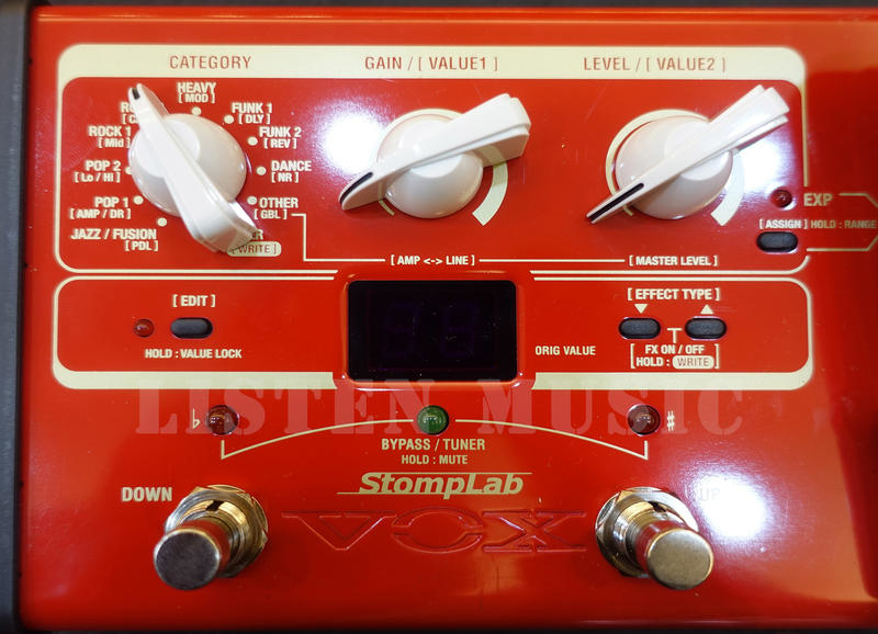 Vox StompLab IIB Bass 貝斯 綜合 效果器