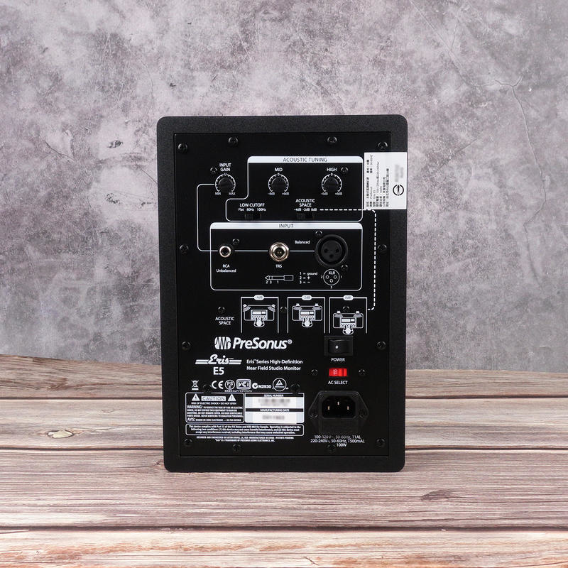 PreSonus PreSonus Eris E5 Studio Monitor 專業級 監聽喇叭 一對 第 3 張圖片｜三峽錄音 / 音響