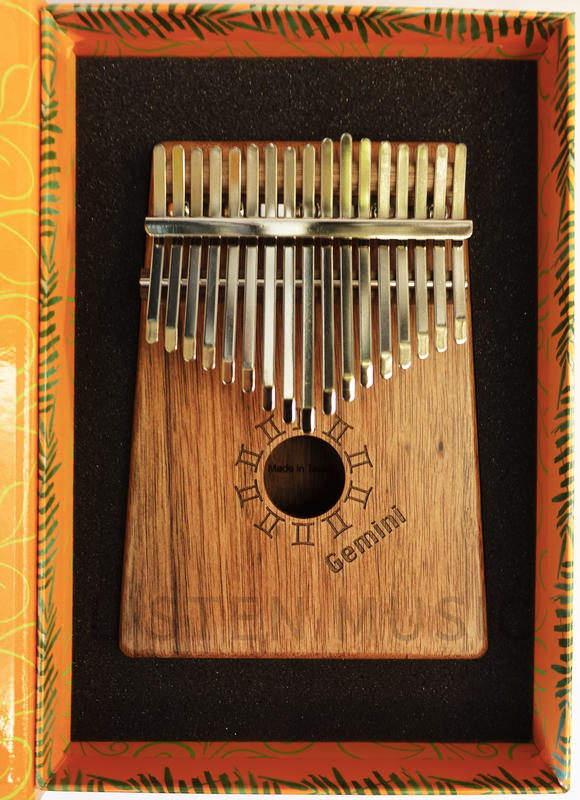十二星座拇指琴 卡林巴琴 雙子座 精裝禮盒版 17音 烏木單板 台灣製造 附專屬軟盒