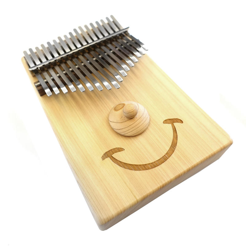 微笑卡林巴 拇指琴 17音 檜木單板 【贈送台製軟盒】