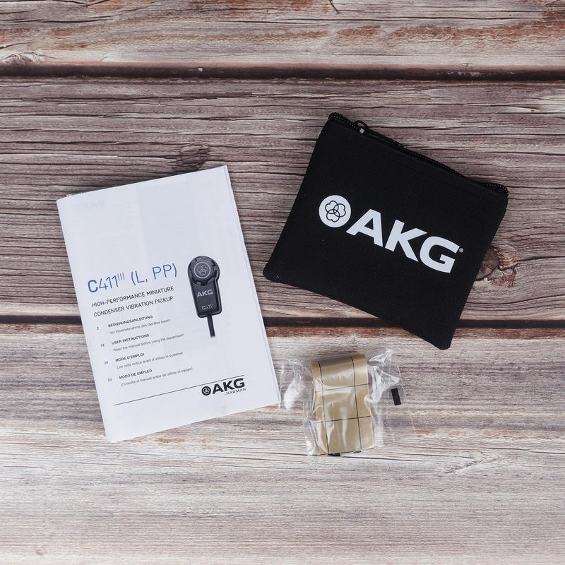AKG C411PP 電容振動拾音器 貼片式麥克風 收音