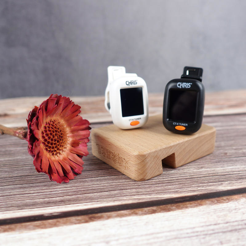 CHRIS CT-6 夾式調音器 黑色／白色