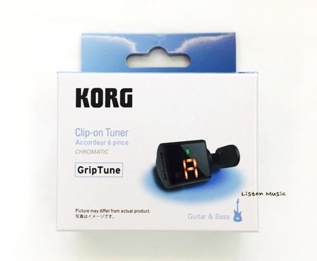 KORG GRIP TUNE 調音器 吉他 烏克麗麗 貝斯 夾式調音器 黑色 靈敏度高 GRIPTUNE