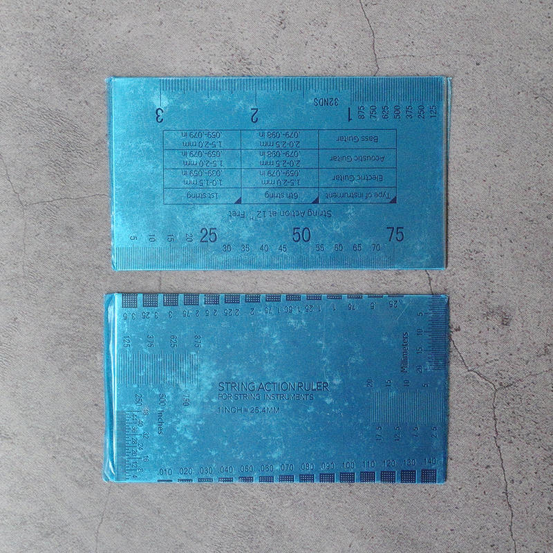 吉他／電吉他／電貝斯 調整工具 弦距測量尺
