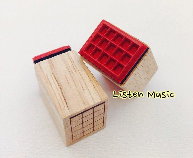 烏克麗麗和弦印章 琴格印章 和弦樂譜印章 全新台製 楓木材質