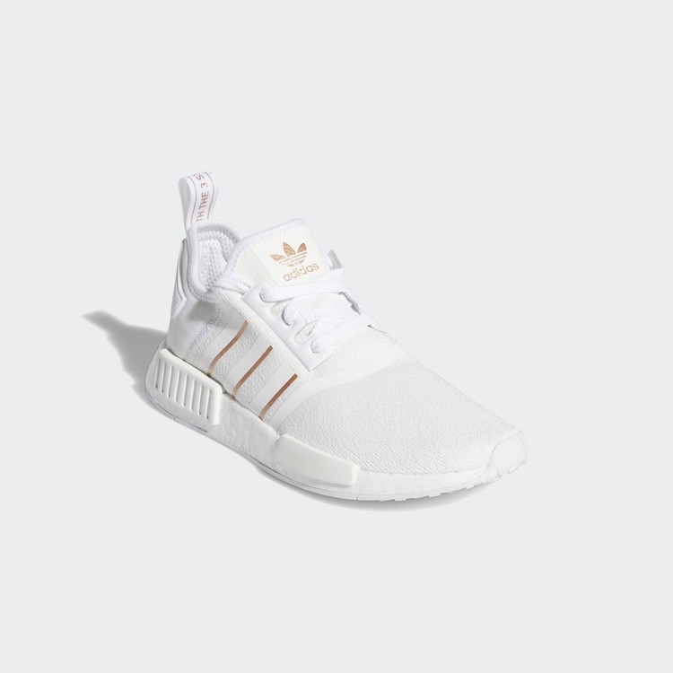 nmd r1 gold and white