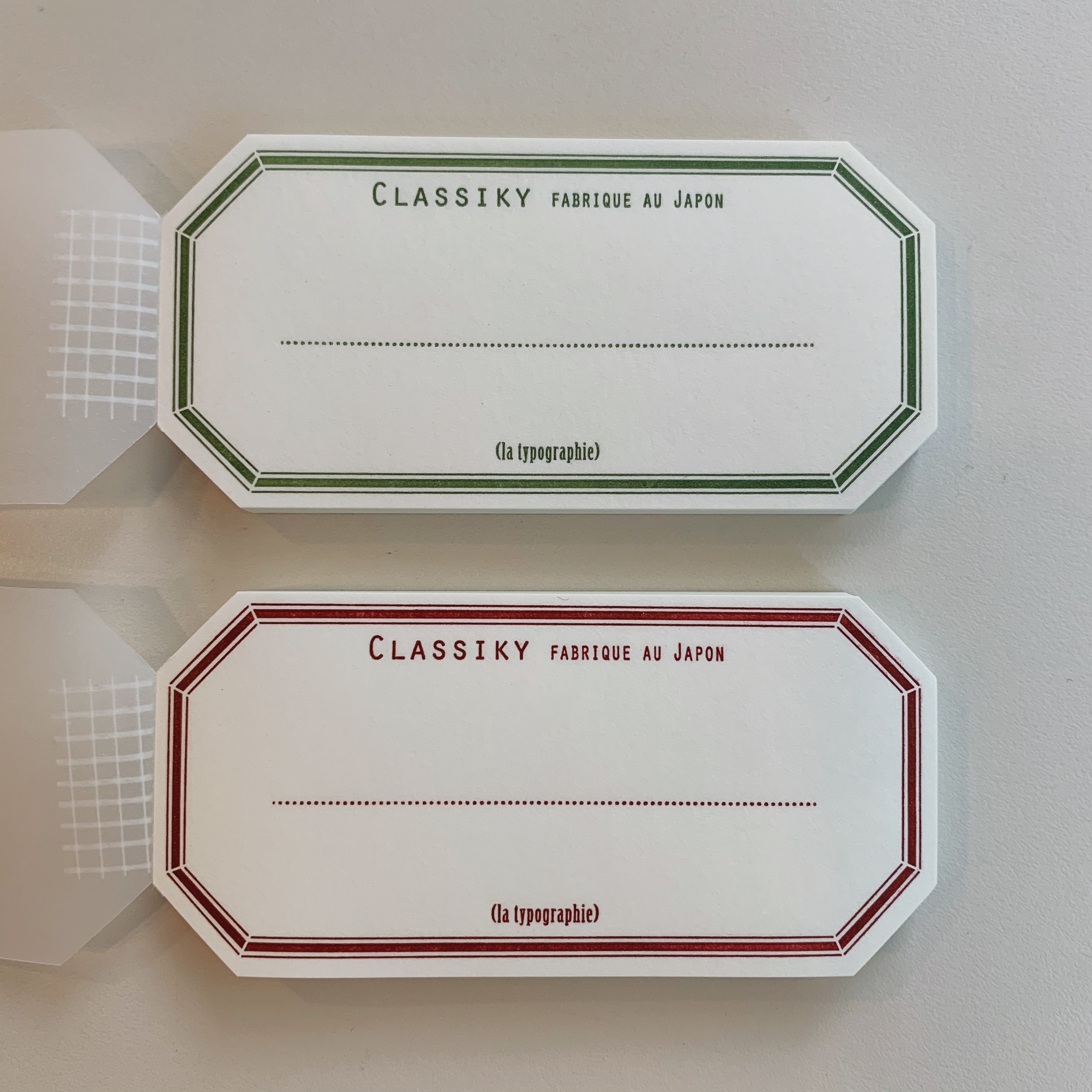 凸版印刷 水糊標籤紙｜日本倉敷意匠