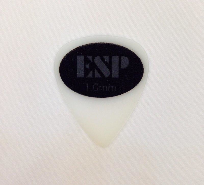 ESP Pick 1.0mm 白色 (圓形局部防滑) 止滑Pick 彈片