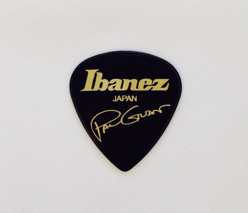 Ibanez Pick Paul Gilbert 簽名款電吉他彈片 燙金畫像