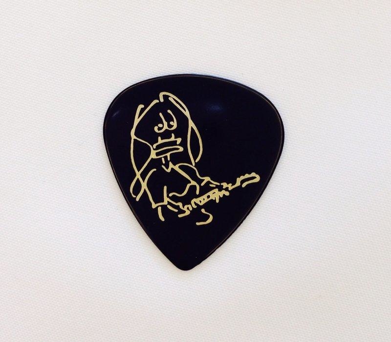 Ibanez Pick Paul Gilbert 簽名款電吉他彈片 燙金畫像