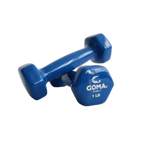 GOMA 光面六角包膠啞鈴 一對裝 7種重量選擇