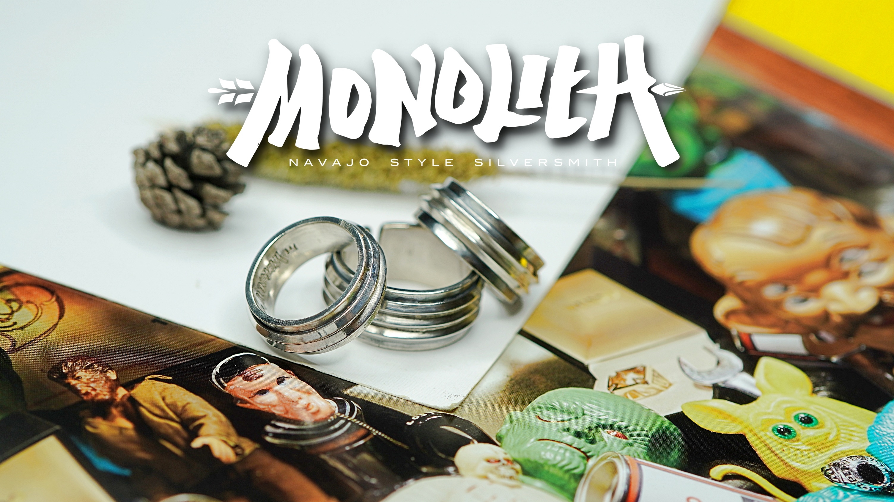 三角銀條【 戒指 】