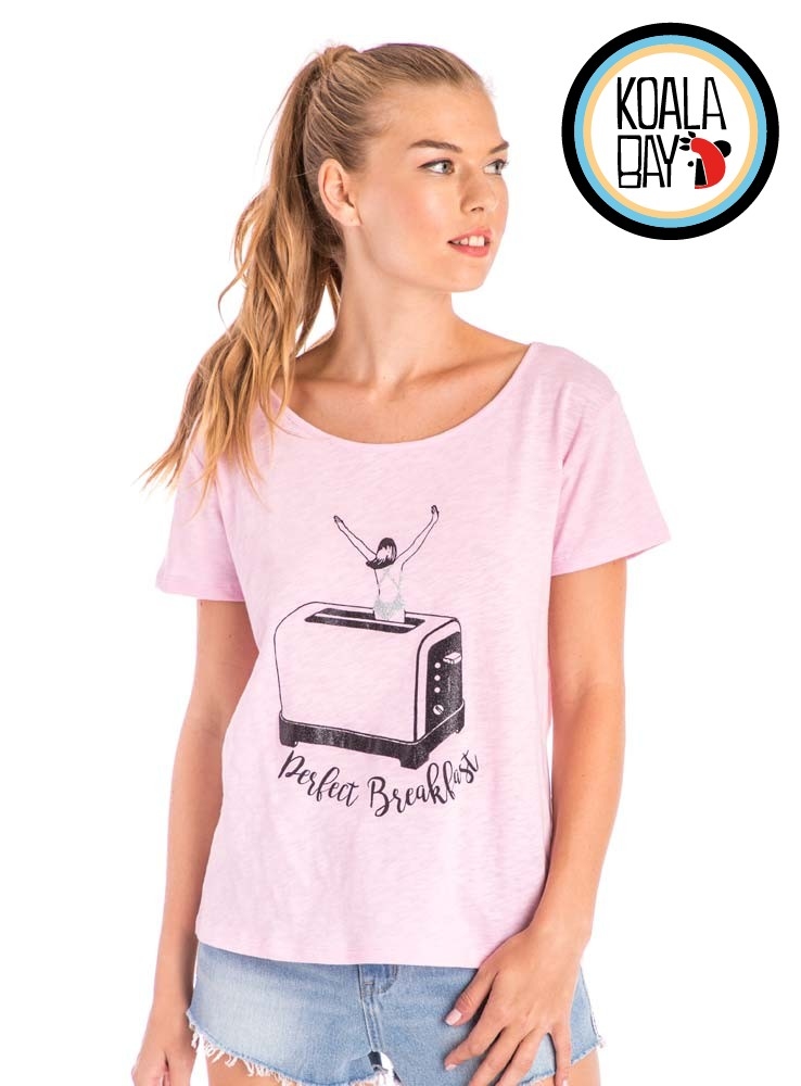 【KOALA BAY】烤麵包機的跳舞女孩短袖上衣