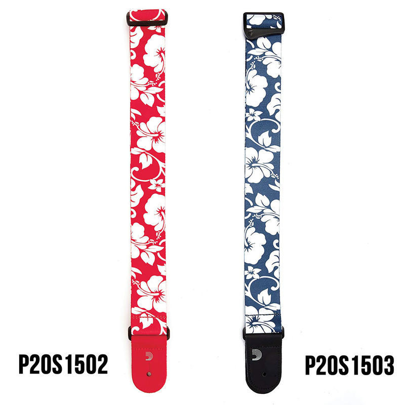D'Addario 芙蓉花 吉他背帶 加拿大製 P20S1502 P20S1503