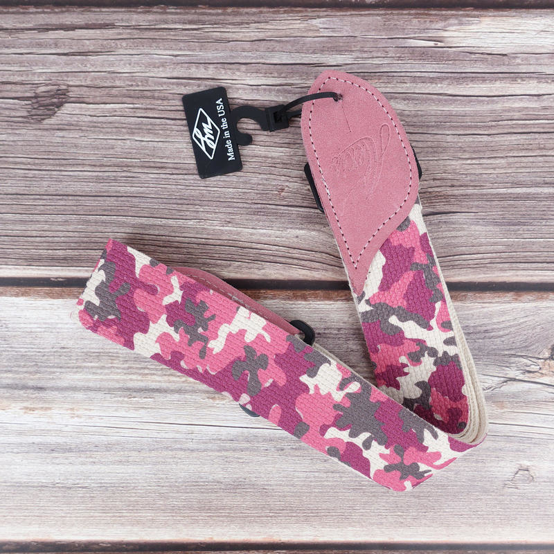 LM ALM-PC Miss Alexis 粉紅迷彩背帶 吉他背帶 文青背帶