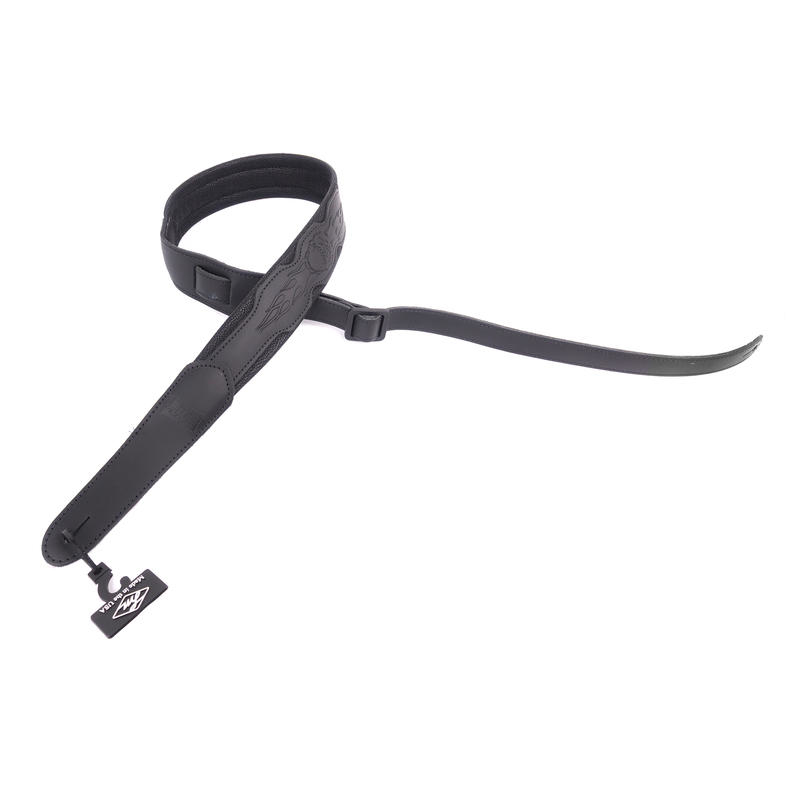 EMG RD-FS 火燄骷髏 真皮背帶 【吉他／電吉他適用】