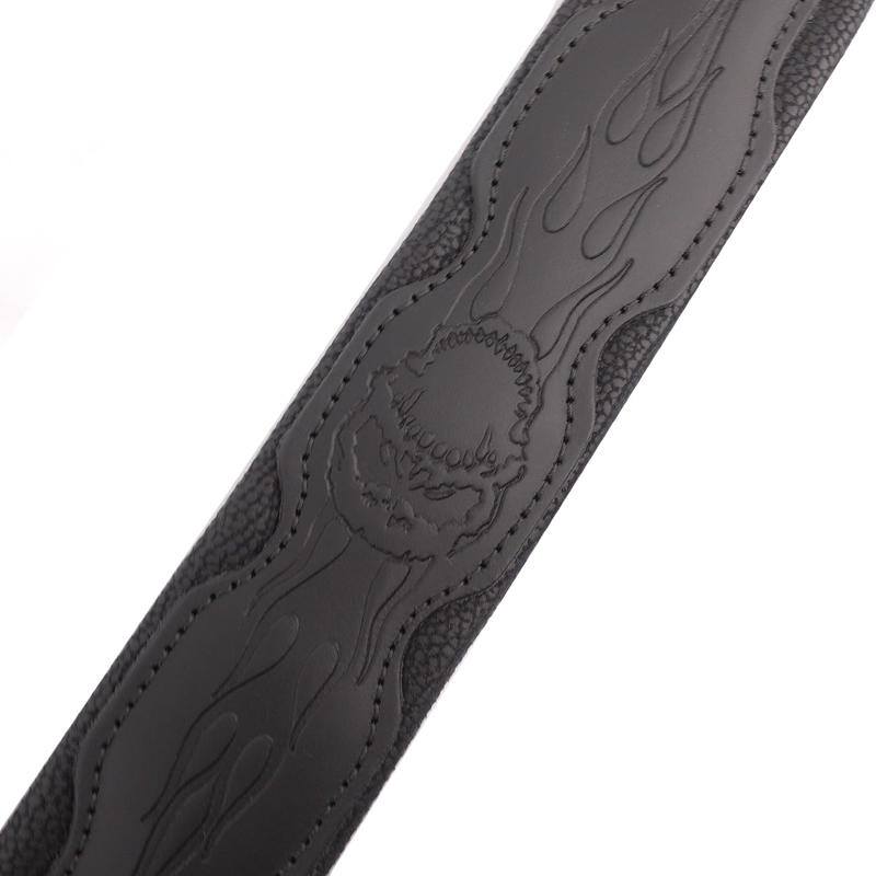 EMG EMG RD-FS 火燄骷髏 真皮背帶 【吉他／電吉他適用】 第 4 張圖片｜三峽吉他 / Bass