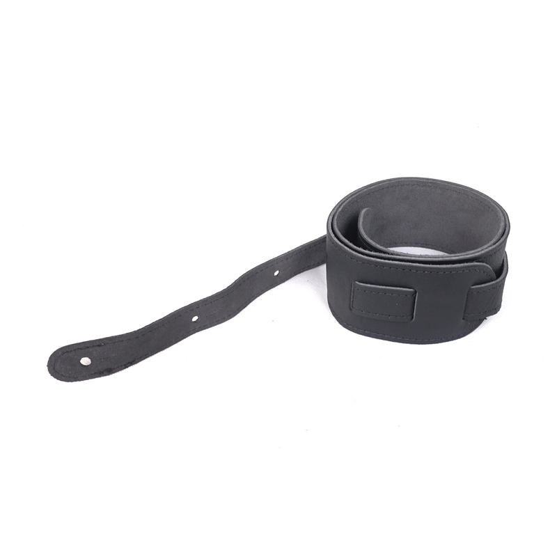 美國 LM Product LS-2504G-BK 黑色素面 皮革 背帶 吉他 電吉他