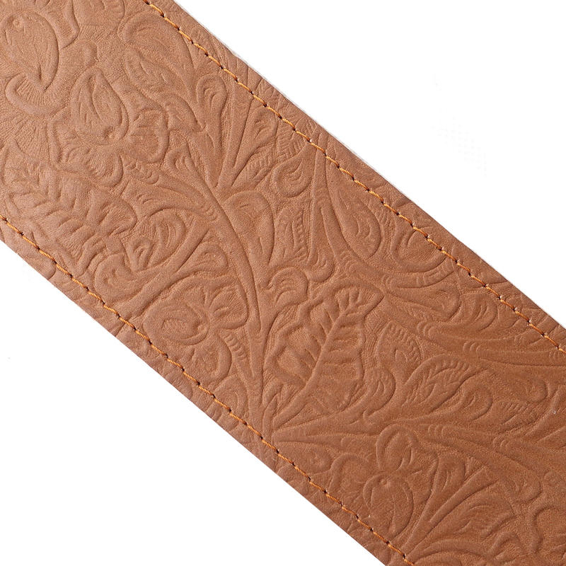 美國 LM Product LS-2504T-BR 棕色壓花 皮革 背帶 吉他 電吉他 第 6 張圖片｜三峽吉他 / Bass